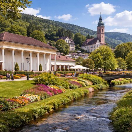 Baden-Baden mit Kurhaus und Lichtentaler Allee – elegante Parkanlage und historische Architektur im Schwarzwald